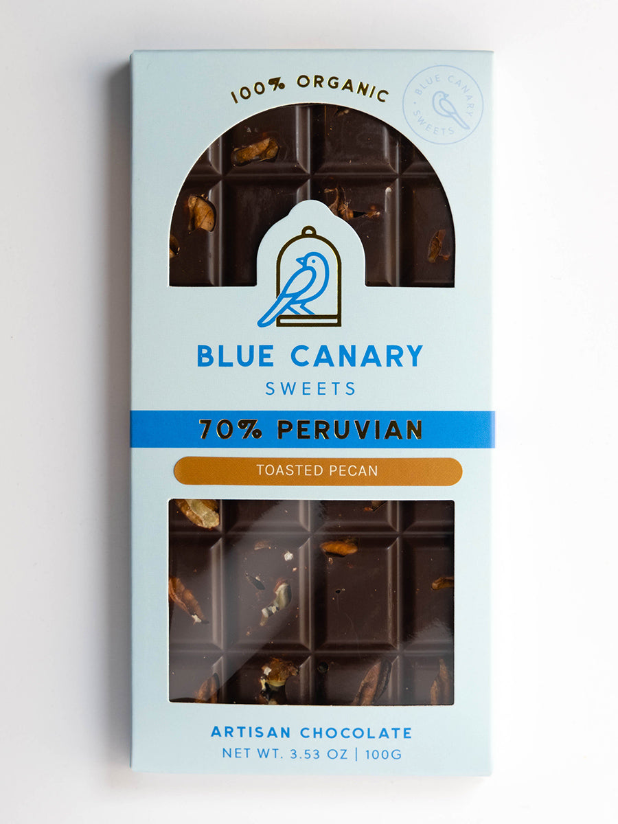 70% Peruvian Dark Chocolate | Toasted Pecans image 0