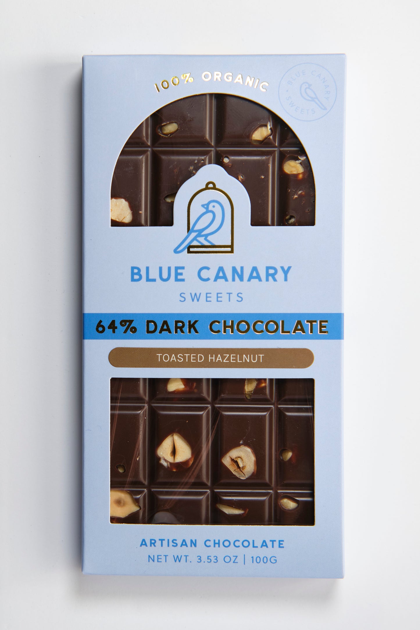 64% Dark Chocolate | Toasted Hazelnuts image 0