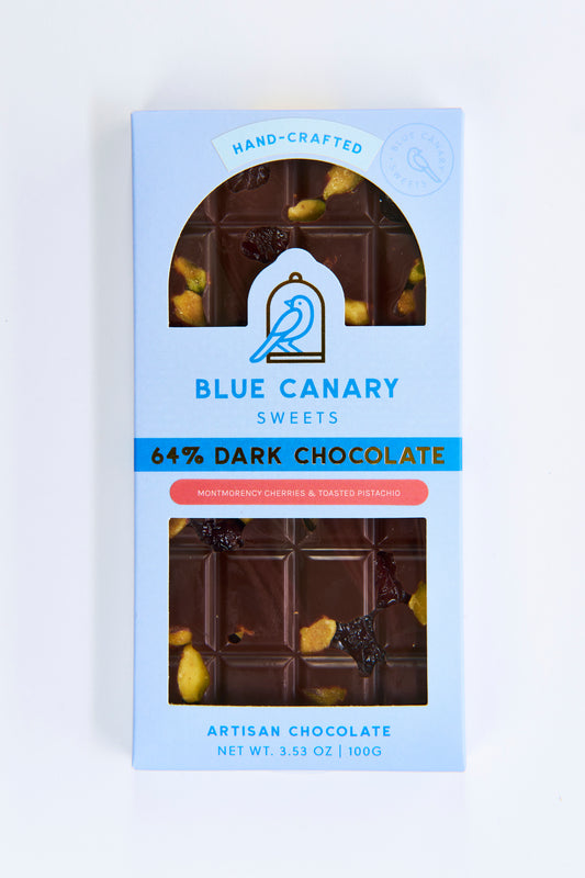 64% Dark Chocolate | Montmorency Cherries & Toasted Pistachio image 0
