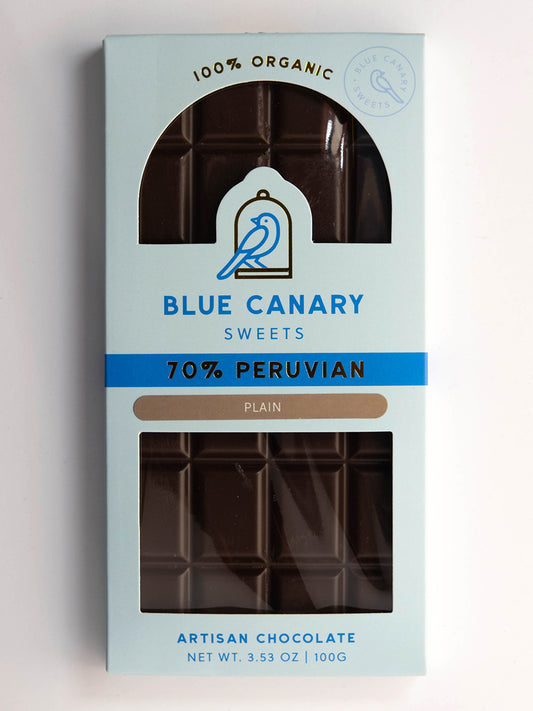 70% Peruvian Dark Chocolate | Plain image 0